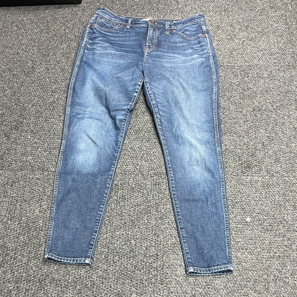Madewell Denim - Madewell 9 High-Rise Skinny Jeans Medium Wash Blue Denim Size 32